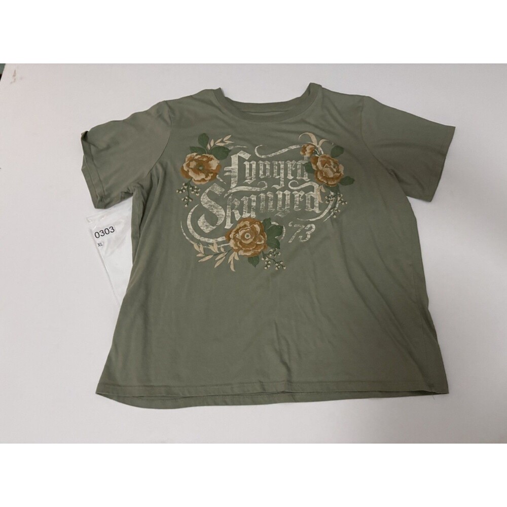 Lynyrd Skynyrd Pronounced Logo Band Unisex greenish grey Cotton T-shirt